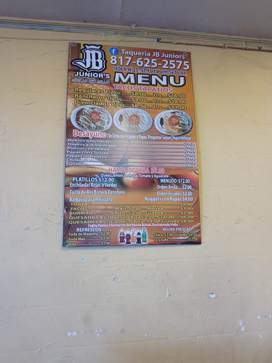 J.B Junior Taqueria Menu - Image 6